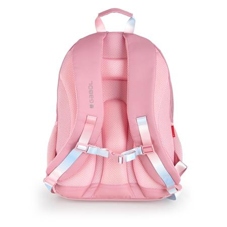 Školská taška, so zipsom, GABOL "Glam", ružová, trblietavá 3