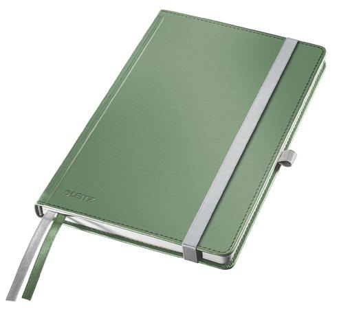 Zápisník, A5, štvorčekový, 80 strán, s tvrdou obálkou, LEITZ "Style", olivovo zelená 1