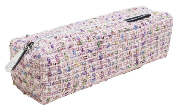 Peračník, na zips, hranatý, EXACOMPTA "Haute Couture", mix farieb 3