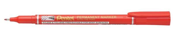 Permanentný popisovač, 0,5 mm, PENTEL "NF450", červená 1