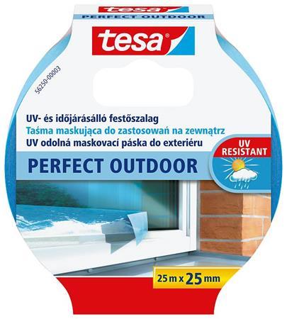 Maskovacia páska, do exteriéru, 25 mm x 25 m, TESA "Perfect Outdoor"