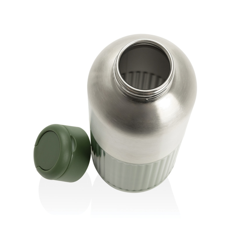 Ripple RCS R-steel nepriepustná fľaša na vodu s uškom 750 ml zelená 3