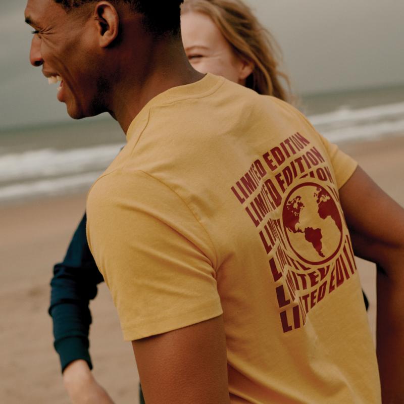 Tričko IQONIQ Bryce z recykl. bavlny ochre yellow XXL 5