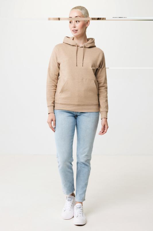 Nefarbená mikina s kapucňou IQONIQ Torres z recykl. bavlny heather brown XL 7