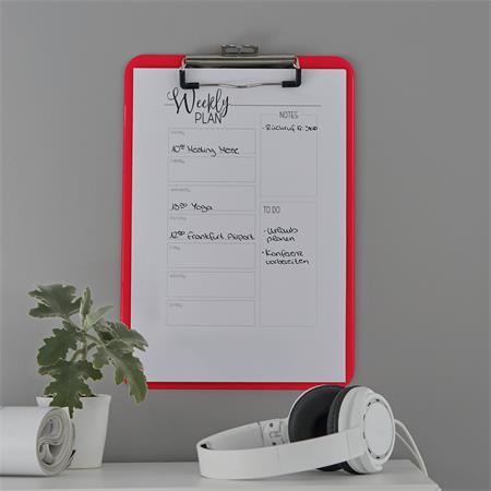 Podložka na písanie, A4, LEITZ "Wow", červená 4