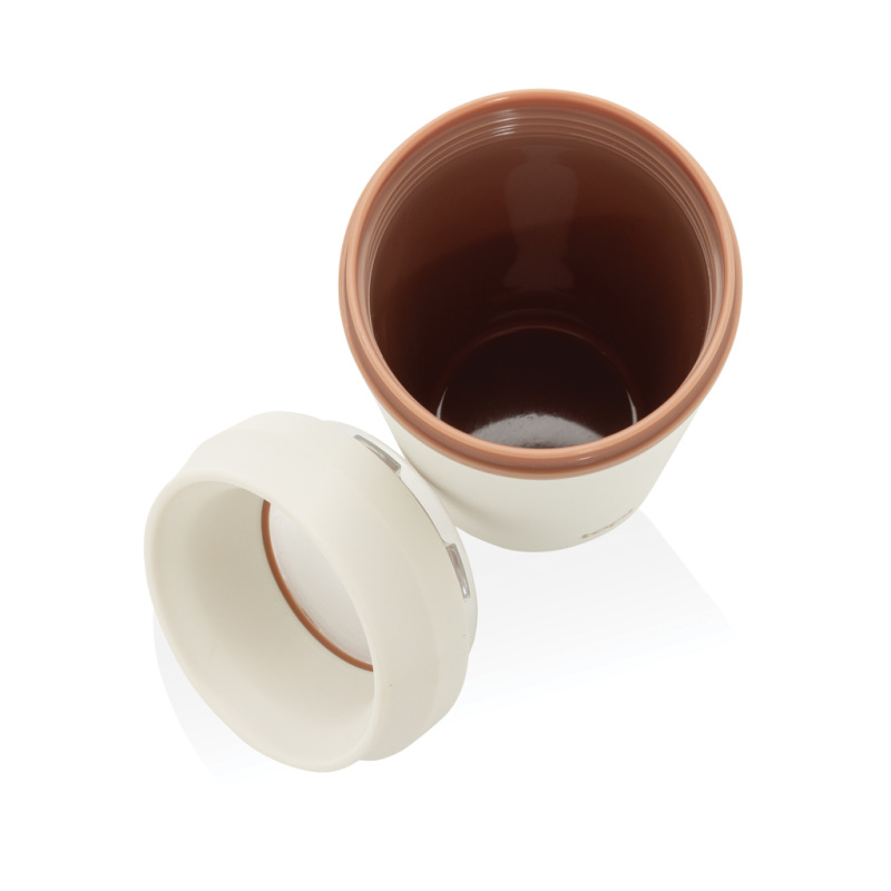 Hrnček Topl To Go 354 ml z RCS recyklovaného plastu biela 4