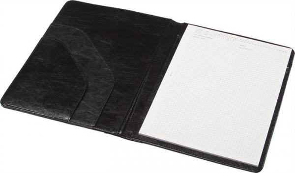 Konferenčná doska, koženka, A4, PANTA PLAST, čierna 2