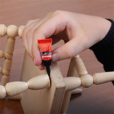 Sekundové lepidlo, gél, 3x1g, 3x1 g, KORES "Power Glue Gel" 3