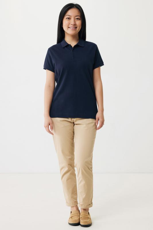 Dámske polo tričko IQONIQ Yosemite z recykl. bavlny námornícka modrá XXXL 4