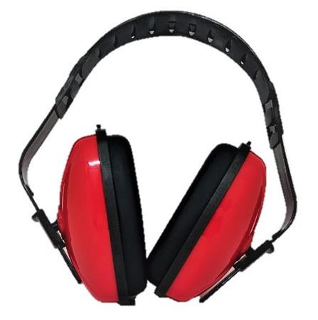 . Chránič sluchu, červený 1