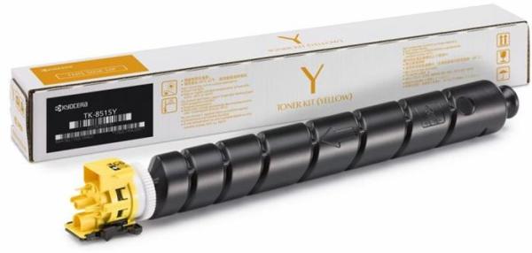 TK8515Y Laserový toner pre TASKalfa 5052ci, 6052ci tlačiarne, KYOCERA, žltá, 20k 1