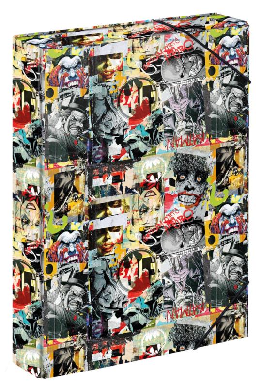 BAAGL SET 5 Skate Batman Comics: batoh, penál, sáček, desky, peněženka 14