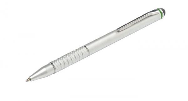 Dotykové pero, pre dotykové zariadenia, 2in1, LEITZ "Stylus", strieborná 3