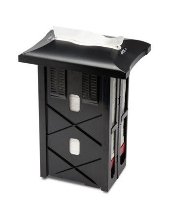 Zásobník na servítky, 34,3x 25,1x17,8 cm, na pult, N4 systém, TORK " Xpressnap®", čierna 1
