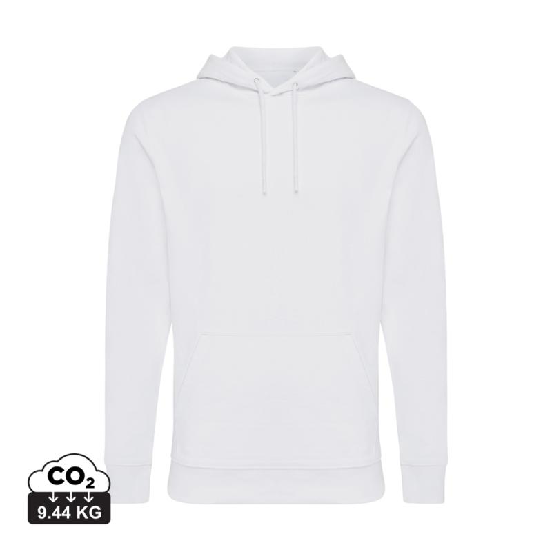 Mikina s kapucňou IQONIQ Jasper z recykl. bavlny recycled white XS
