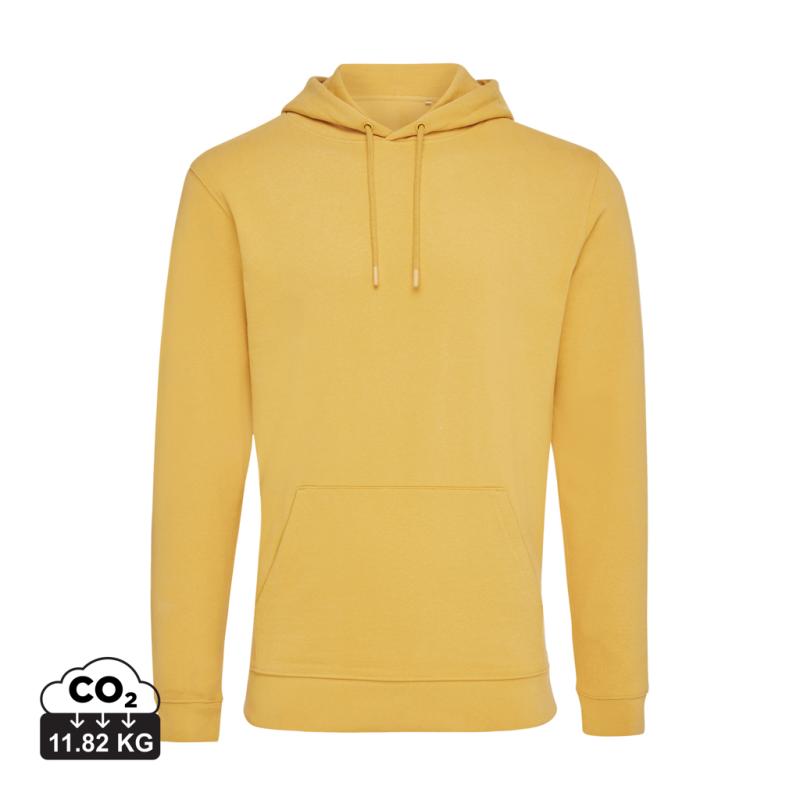 Mikina s kapucňou IQONIQ Jasper z recykl. bavlny ochre yellow L