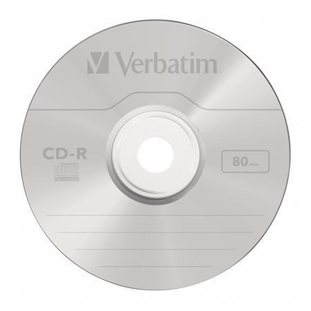 CD-R disk, 700MB, 80min, 16x, 1 ks, klasický obal, VERBATIM "Live it!" 2
