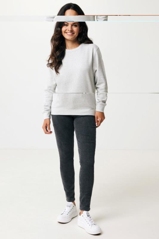 Ľahká mikina IQONIQ Etosha z recykl. bavlny light heather grey 5XL 6