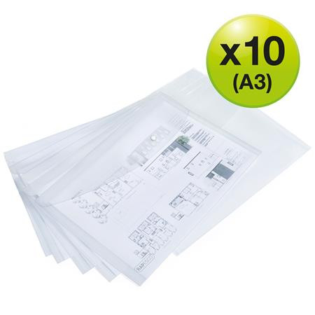 Obal na patent, A3, PP, RAPESCO "Eco", priehľadný 2