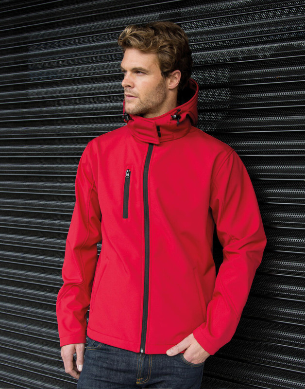 Pánska TX Performance Softshell bunda s kapucňou 1