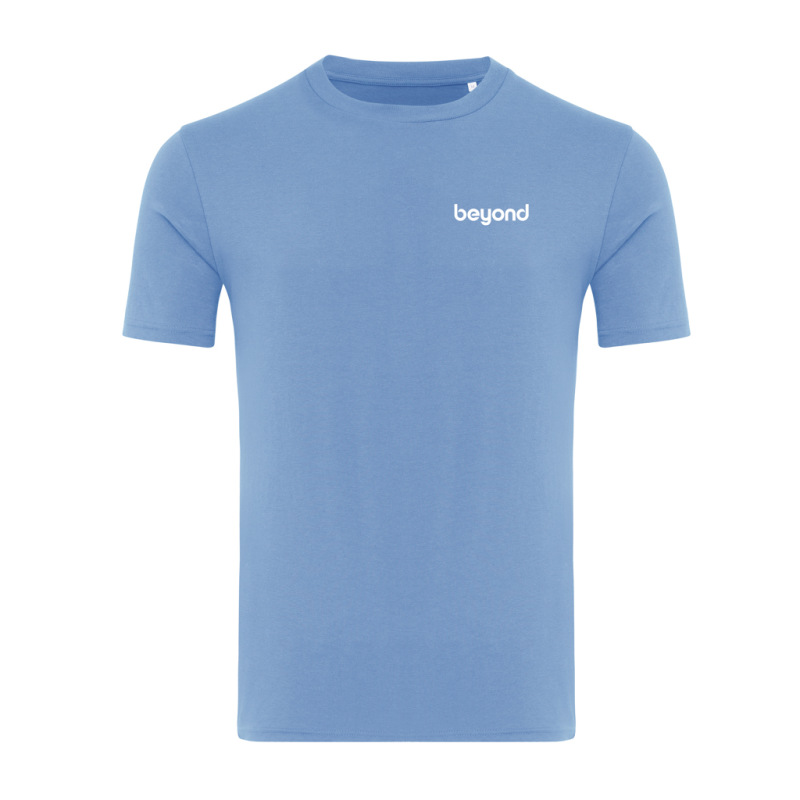 Tričko IQONIQ Brett z recykl. bavlny moon blue XXL 4