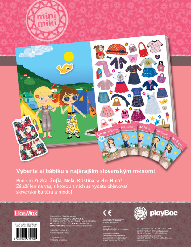 Šaty pre NELU ─ Kniha samolepiek 5