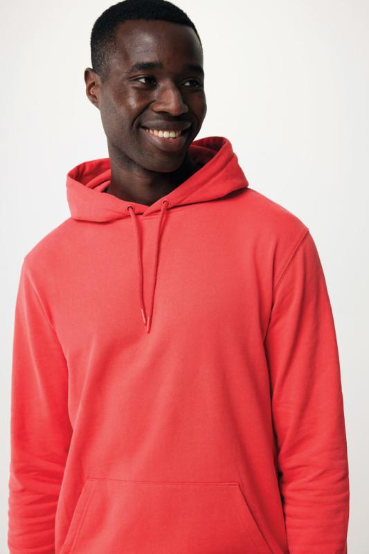 Mikina s kapucňou IQONIQ Jasper z recykl. bavlny luscious red L 16