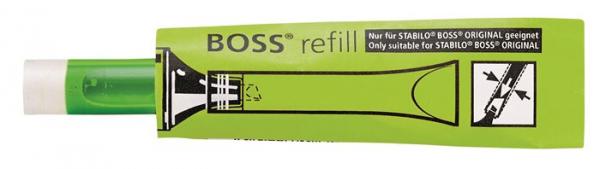 Náhradná náplň, k zvýrazňovačom "Boss", STABILO "Boss", zelená 1