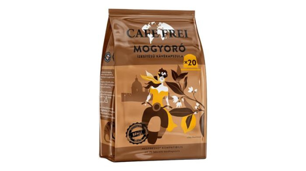 Kávové kapsuly, kompatibilné s Nespresso®, 20 ks, CAFE FREI, lieskový orech 1