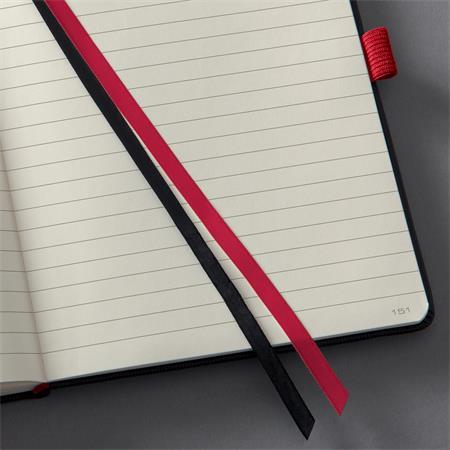 Zápisník, exkluzívny, A4, linajkový, 97 strán, tvrdá obálka, SIGEL "Conceptum Red Edition" 2