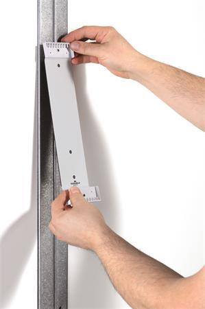 Držiak, nástenný, magnetický, s 10 panelmi, DURABLE "VARIO® 10 MAGNET", čierna 2