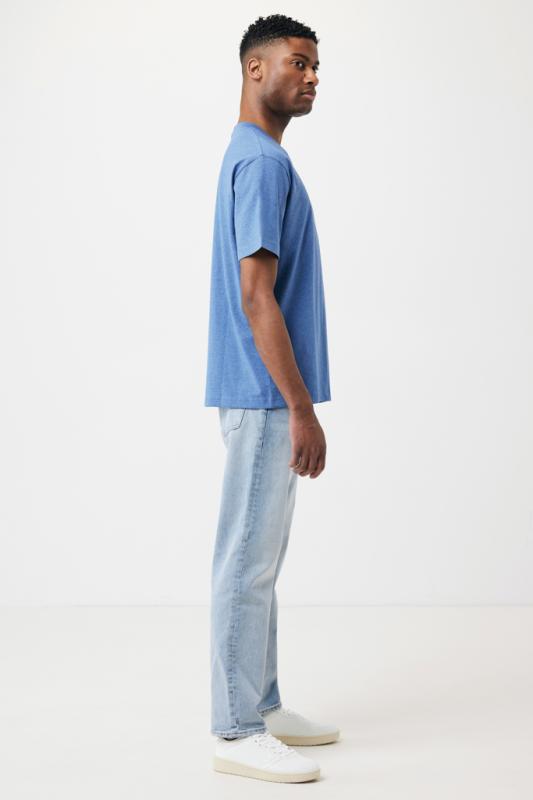 Tričko IQONIQ Teide z recykl. bavlny heather blue 5XL 11