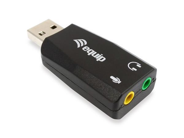 Audio adaptér, 3,5 mm jack-to-USB prevodník ,, EQUIP "Life" 1