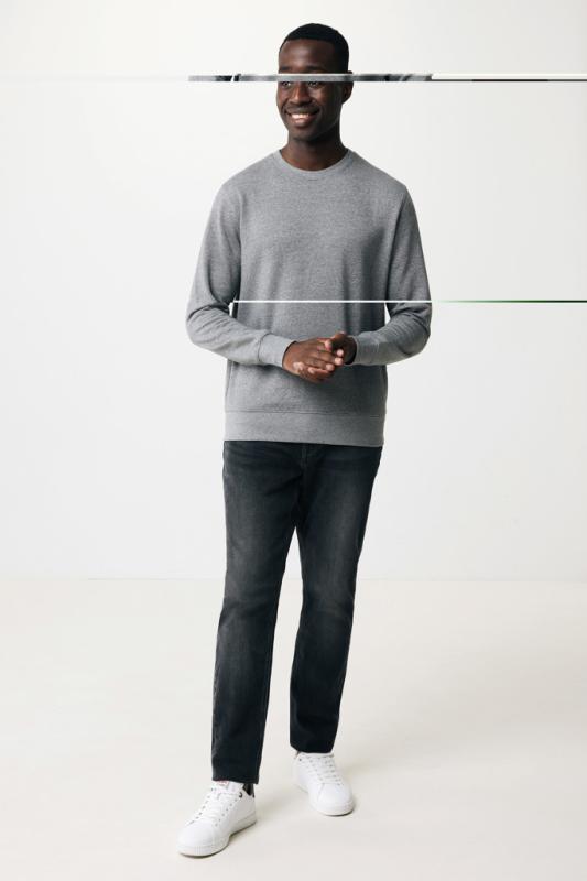 Ľahká mikina IQONIQ Etosha z recykl. bavlny light heather anthracite XXXL 10