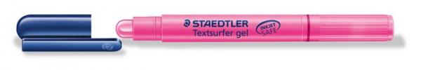 Zvýrazňovač, 3 mm, gélový, STAEDTLER "Textsurfer Gel", ružový 2