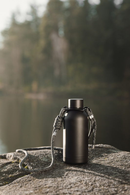 VINGA Parks RCS fľaša z nehrdzavejúcej ocele, 400 ml čierna 6