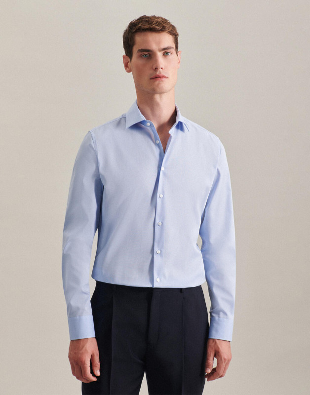 Košeľa s dlhými rukávmi Slim Fit 1/1 Business Kent