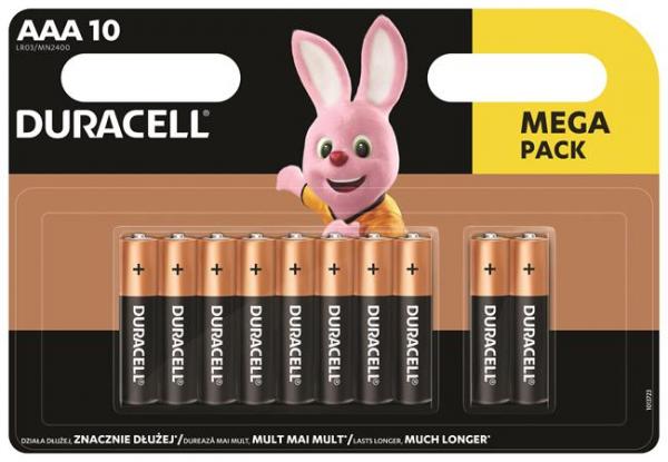 Batéria, mikro AAA, 10ks, DURACELL "Basic" 1