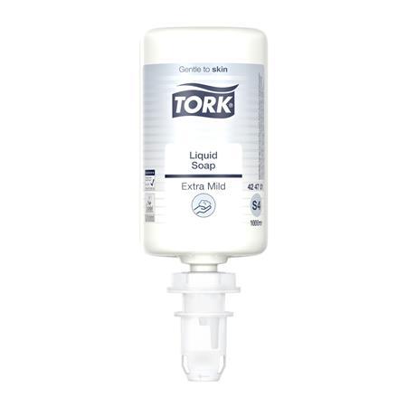 Tekuté mydlo, 1 l, S4 systém, TORK "Extra jemné", biela 1