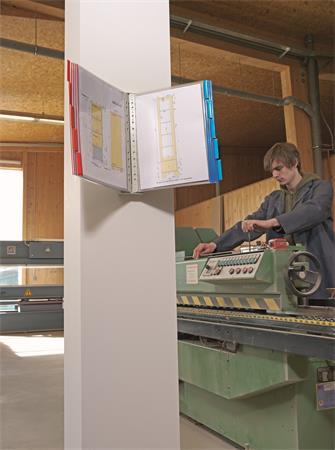 Nástenný držiak, s 10 panelmi, DURABLE "FUNCTION WALL 10", mix farieb 4