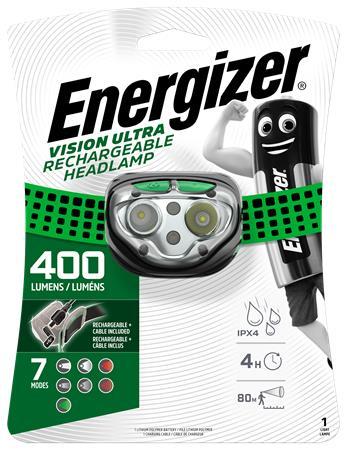 Lampa na hlavu, 4 LED, vstavaná batéria, ENERGIZER "Vision Ultra" 1
