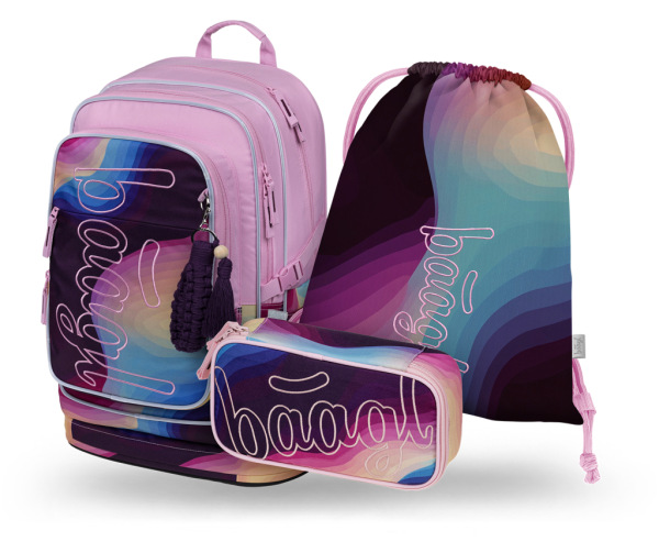 BAAGL SADA 3 Cubic Lyra: batoh, peračník, vrecko  GRS