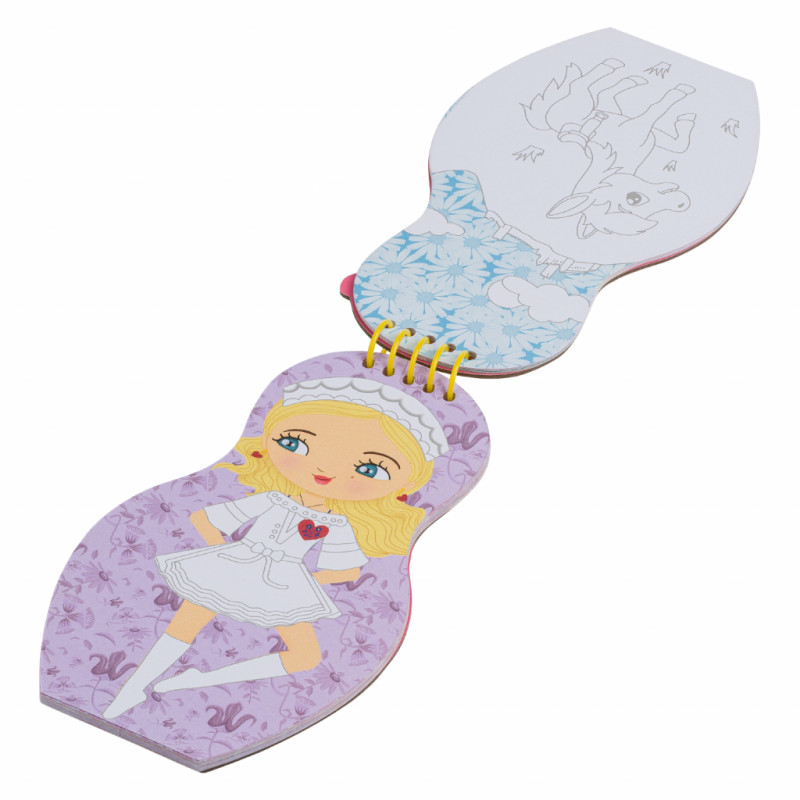 Obliekame slovenské bábiky ZUZKA – Maľovanky 2