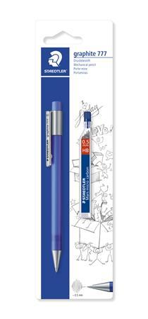 Mikroceruzka a grafitová tuha, 0,5 mm, STAEDTLER "Graphite 777",  mix farieb 1