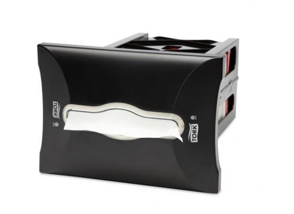 Zásobník na servítky, 34,3x 25,1x17,8 cm, na pult, N4 systém, TORK " Xpressnap®", čierna 2