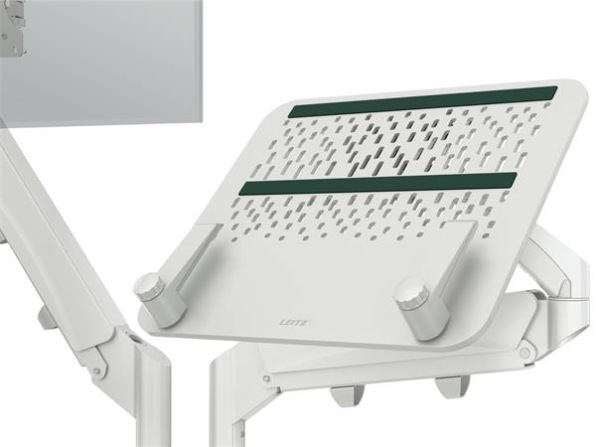 Rameno na monitor a notebook, LEITZ "Ergo Dual", svetlosivá 2