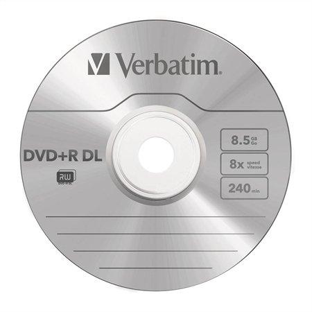 DVD+R disk, dvojvrstvový, 8,5GB, 8x, 1 ks, klasický obal, VERBATIM "Double Layer" 2