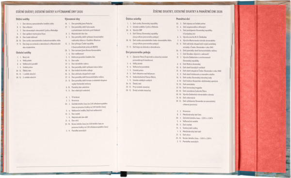 NOTIQUE Týždenný magnetický diár Claude Monet 2026, 11 x 16 cm 5