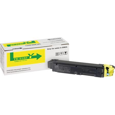 TK5140Y Toner k tlačiarňam P6130cdn, M6030cdn, M6530cdn, KYOCERA žltý, 5k 1