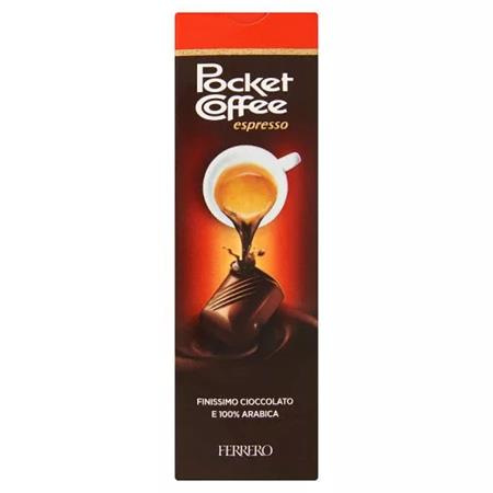 Čokoládové pralinky, 62,5 g, POCKET COFFEE 1